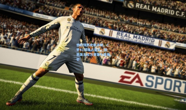 世欧预历史射手榜，C罗41球独占鳌头，凯恩第五哈兰德第七显锋芒